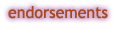 endorsements